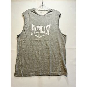 Everlast Sleeveless Tank Top Size XL Mens Gray Training Athletic Crew Neck